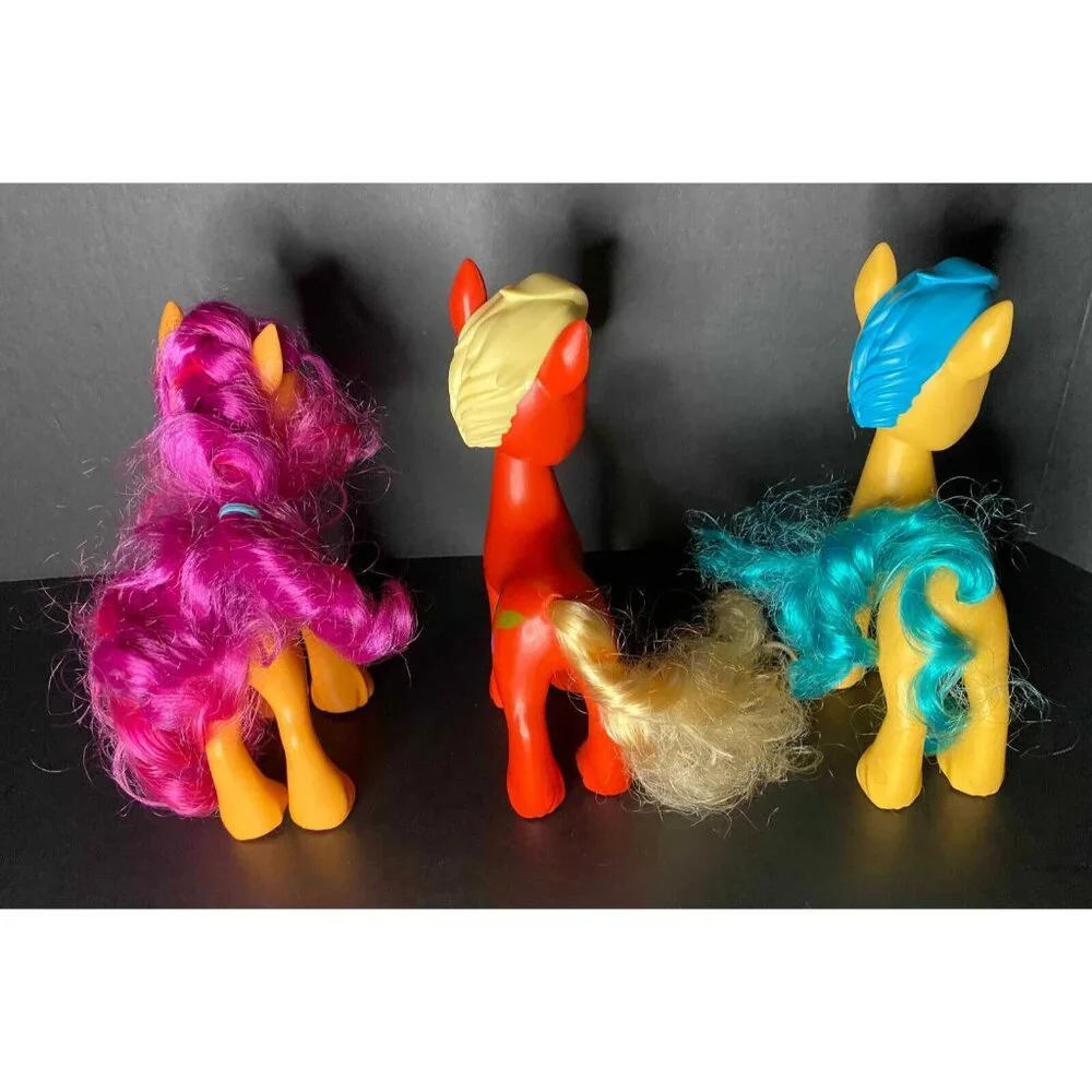 Lot of 3 My Little Pony Shining Adventures Deputy Sprout Hitch Sunny Figures